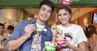 ร้านไอศกรีม บอย-มาร์กี้ ธุรกิจดาราคู่จิ้น “โฟรเซนโยเกิร์ต แบรนด์ ปาร์ตี้แลนด์ เจ้าแรกในไทย