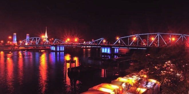 ตลาดนัดสะพานพุทธ ช็อปฯสินค้าราคาถูก สินค้ามือสอง แบรนด์เนมหายาก ตลาดนัดกลางคืน