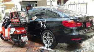แฟรนไชส์ล้างรถ Delivery ล้างรถถึงที่ ประหยัดต้นทุนหน้าร้านคาร์แคร์ “Wash Mobil”