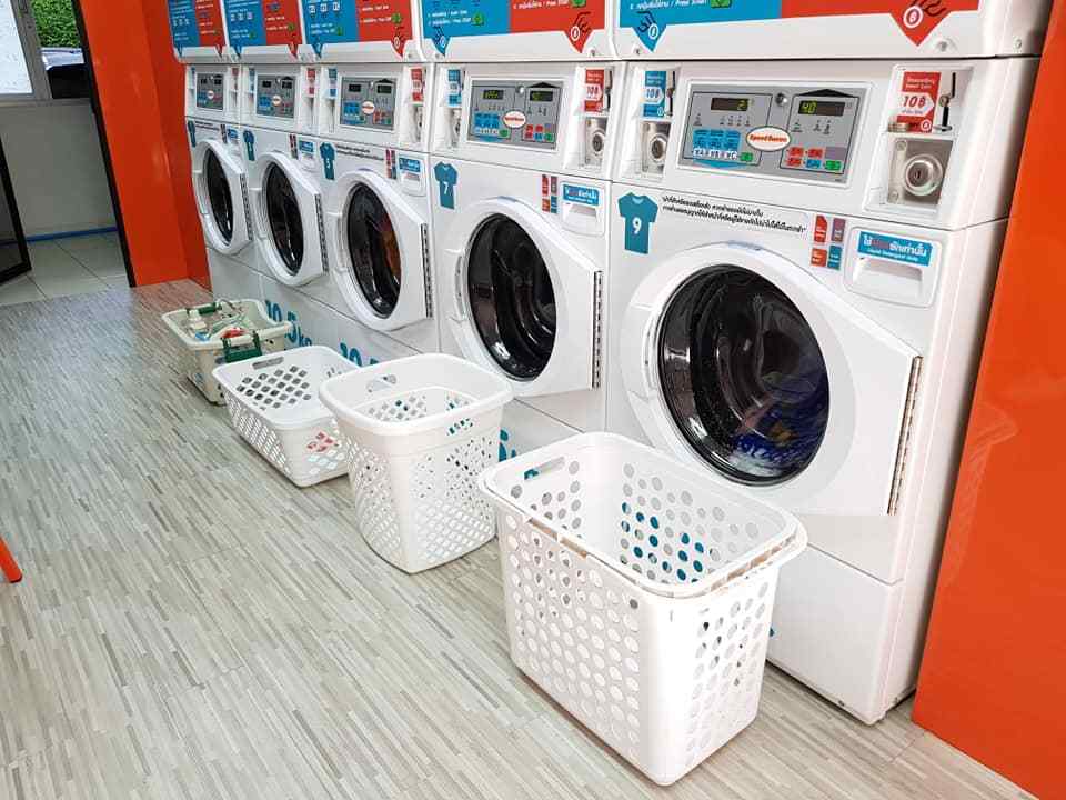 ร้านสะดวกซัก “24 Wash” ดำเนินธุรกิจปลอดแรงงานคน ด้วยเครื่องหยอดเหรียญทันสมัย